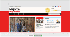 Desktop Screenshot of majorcadailybulletin.com